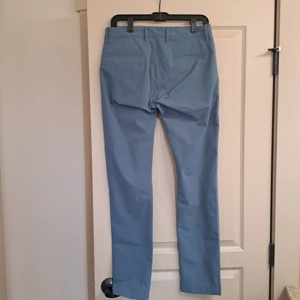 J CREW MENS FLEX CHINO PANTS SET OF 2 29X32 KAHKI AND BLUE CAUSUAL‎ DRESS PANTS